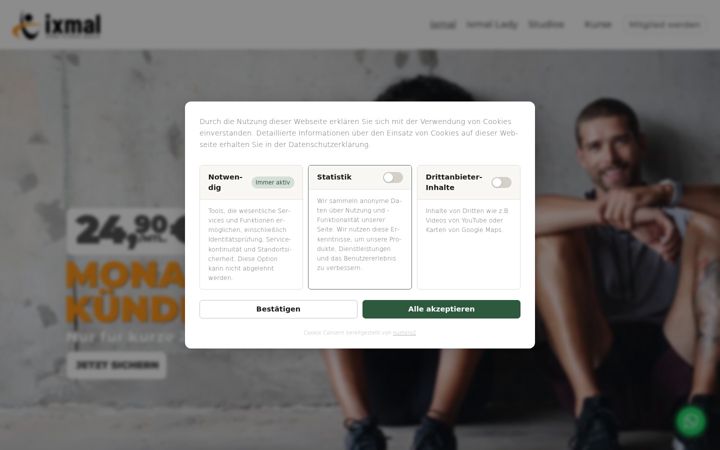 Screenshot of ixmal.de
