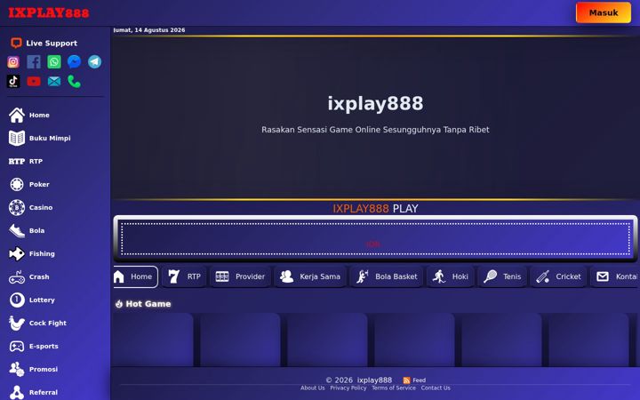 Screenshot of ixplay888.org