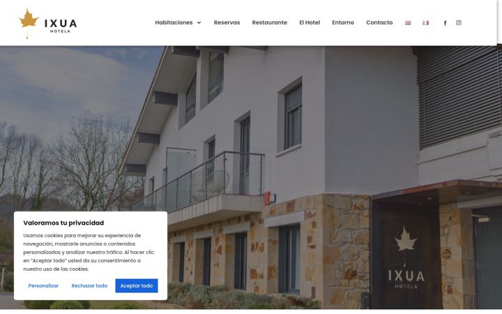 Screenshot of ixuahotela.com
