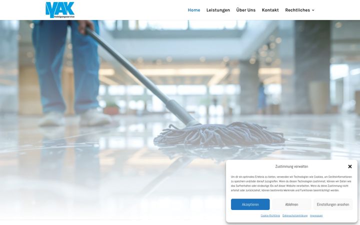 Screenshot of iyak-reinigung.de