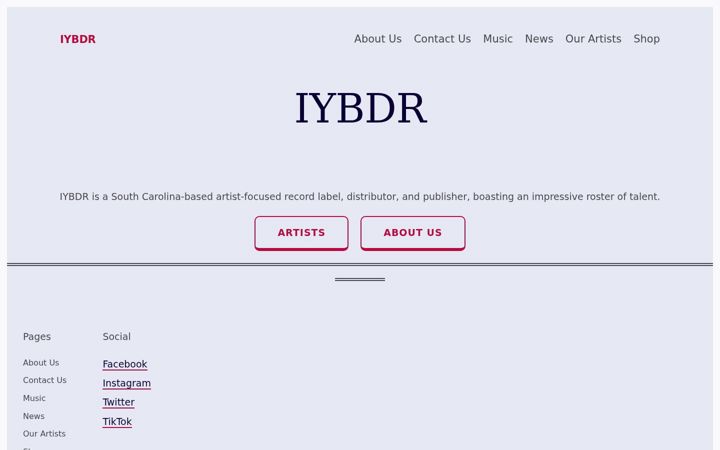 Screenshot of iybdr.com