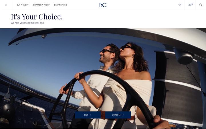 Screenshot of iyc.com
