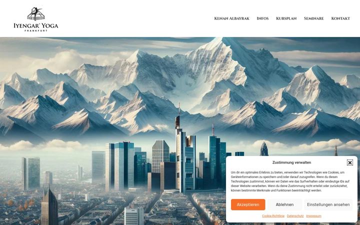 Screenshot of iyengar-yoga-frankfurt.com