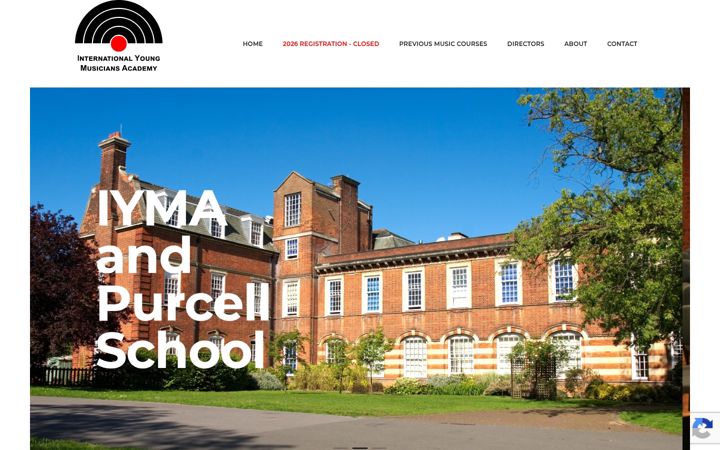 Screenshot of iyma.uk