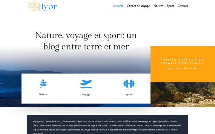Screenshot of iyor.org