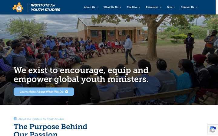 Screenshot von iyouthstudies.org