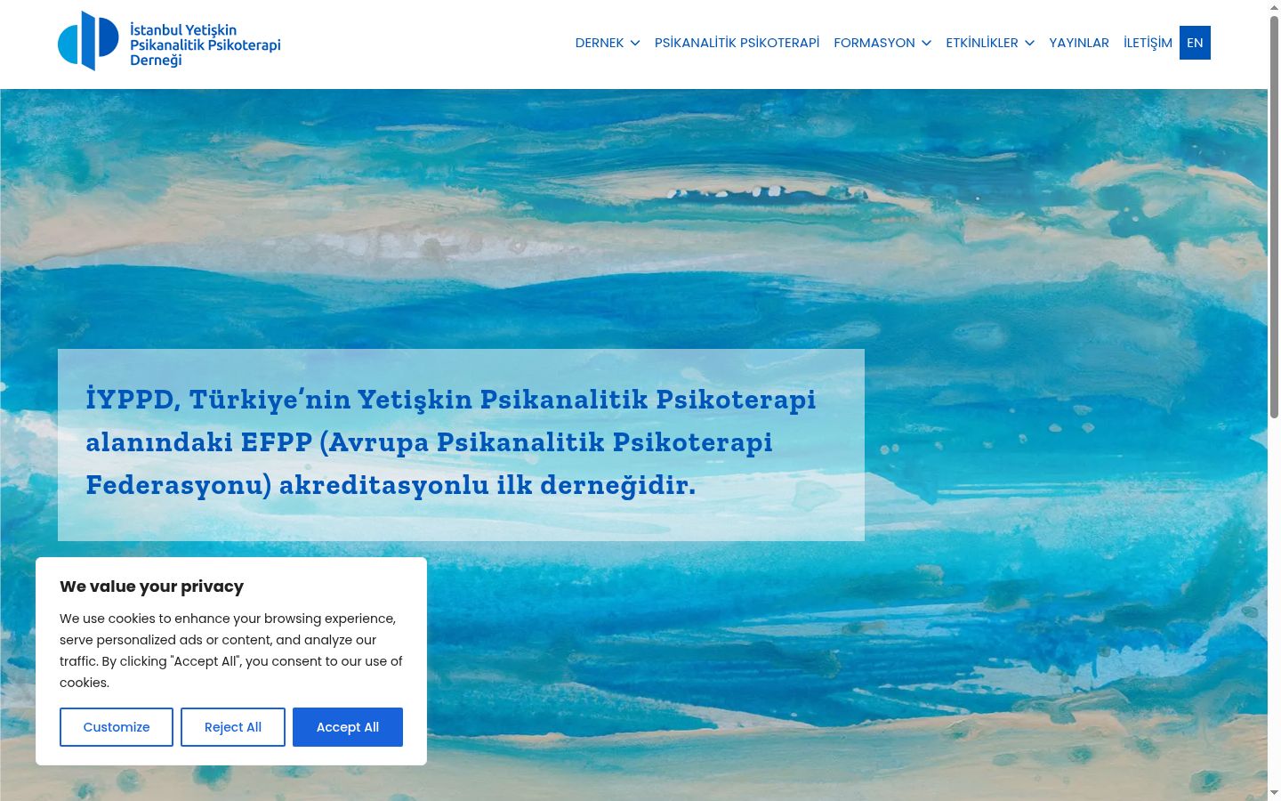 Snímka obrazovky banera súhlasu zobrazeného pred akoukoľvek interakciou
