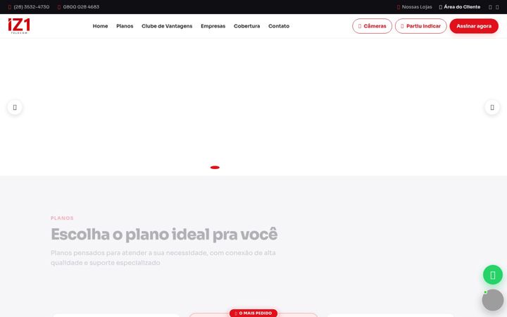 Screenshot of iz1.com.br
