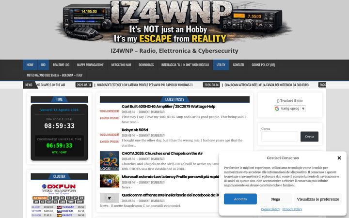 Screenshot of iz4wnp.it