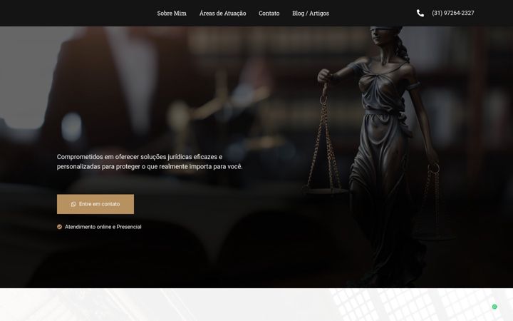 Screenshot of izabela.adv.br