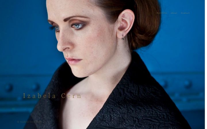 Screenshot of izabelacern.com