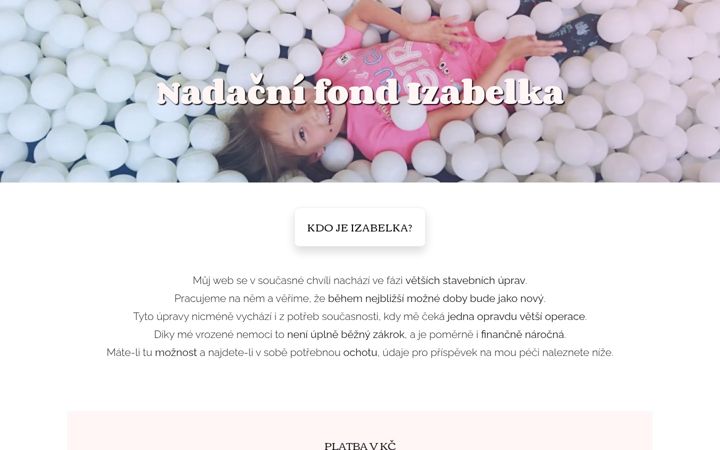 Screenshot of izabelka.org