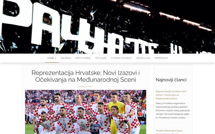 Screenshot of izaberipartizan.com