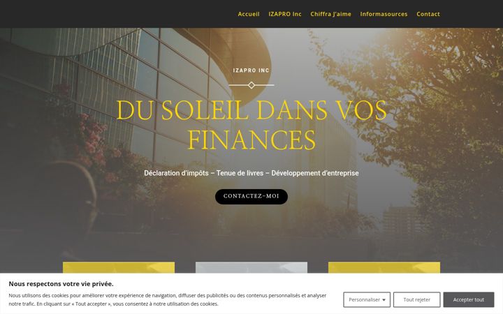 Screenshot of izapro.com
