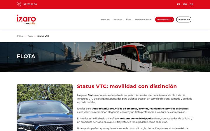 Screenshot of izarostatus.com