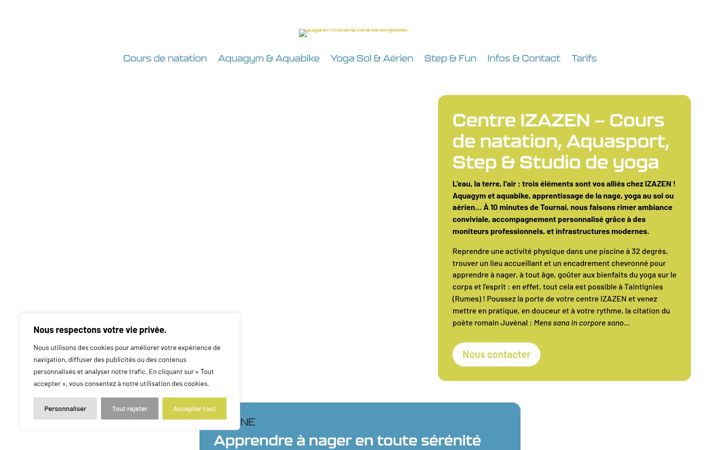 Screenshot of izazen.be