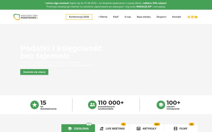 Screenshot of izbapodatkowa.pl