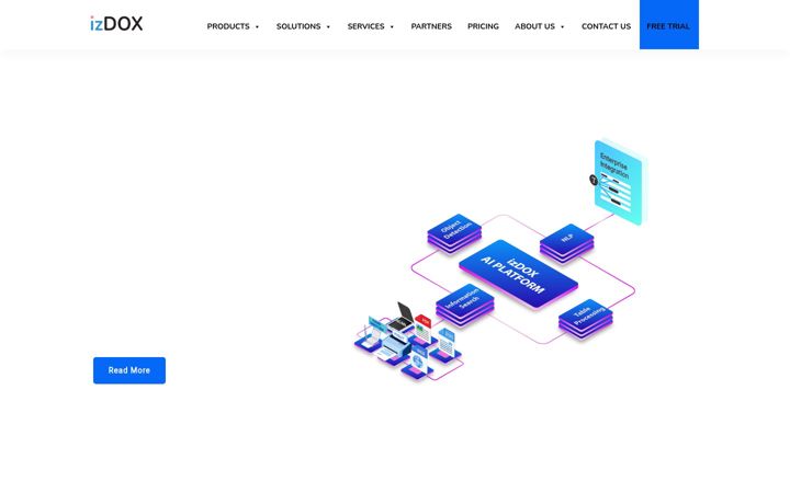Screenshot of izdox.ai
