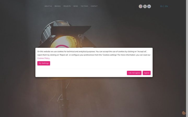 Screenshot of izen.es
