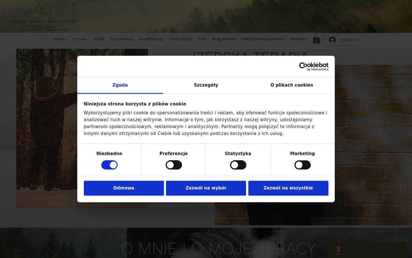 Snímek obrazovky baneru souhlasu zobrazeného před jakoukoli interakcí