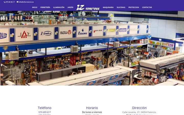Screenshot of izferreteros.es