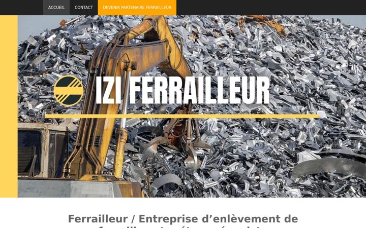 Screenshot of izi-ferrailleur.fr