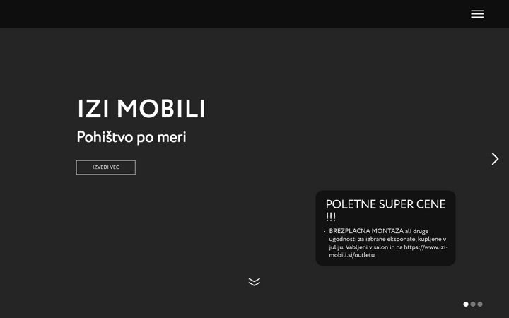 Snímek obrazovky izi-mobili.si