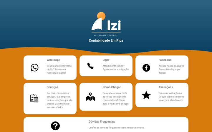 Screenshot of iziassessoria.com.br