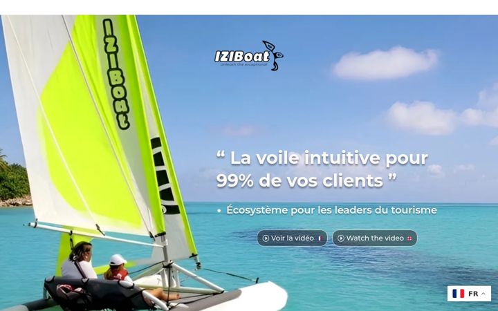 Screenshot of iziboat.com