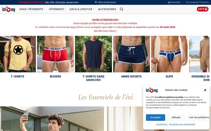 Screenshot of iziboy.com