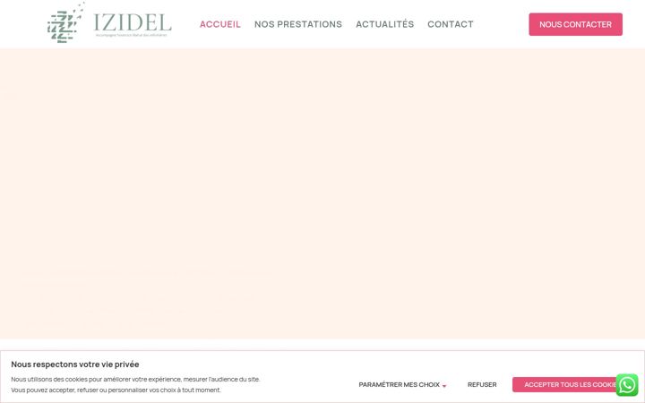 Screenshot of izidel.fr