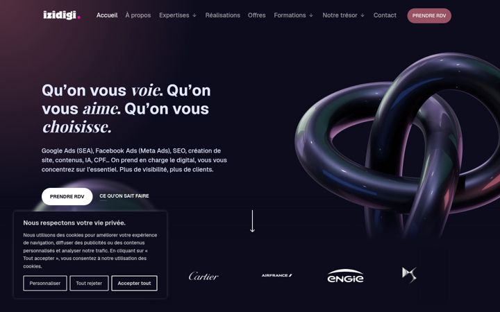 Screenshot of izidigi.fr