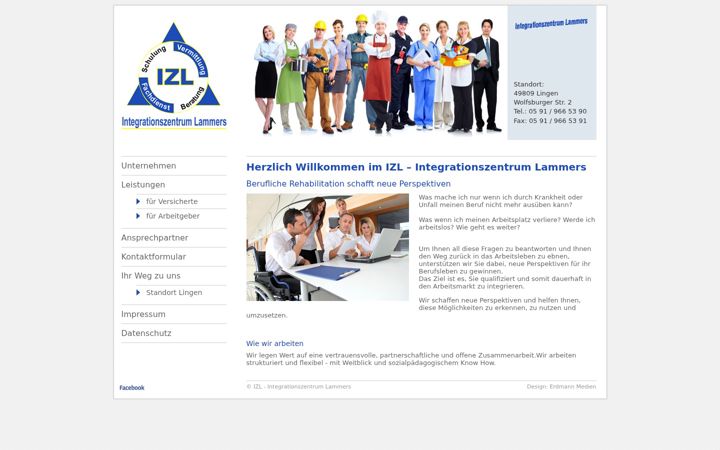 Screenshot of izl-lammers.de