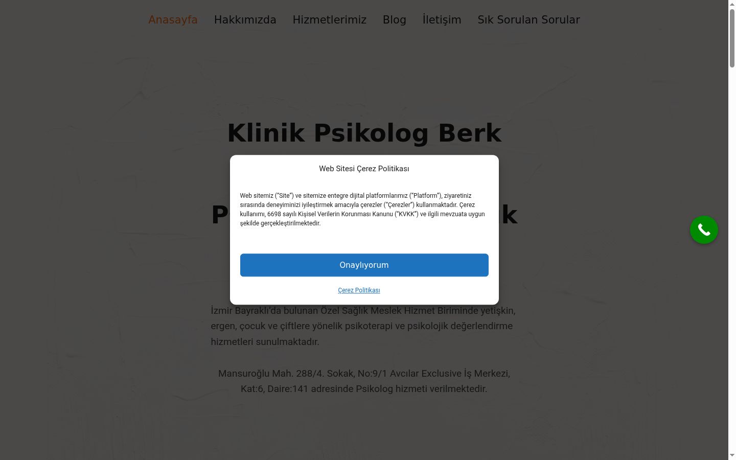 Screenshot tal-banner tal-kunsens muri qabel kwalunkwe interazzjoni