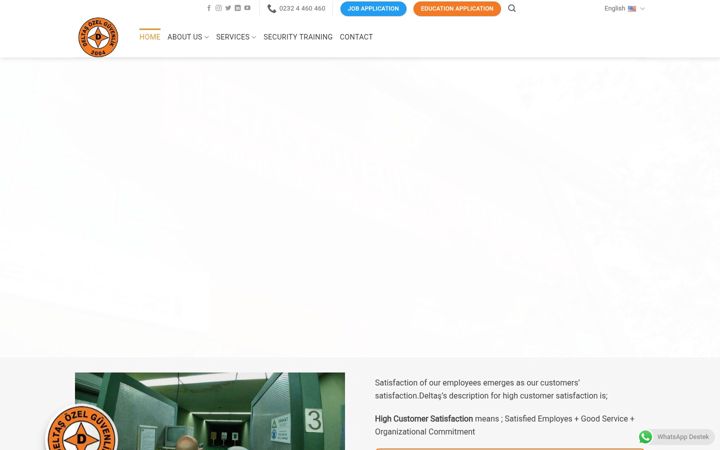 Screenshot of izmirozelguvenlik.com