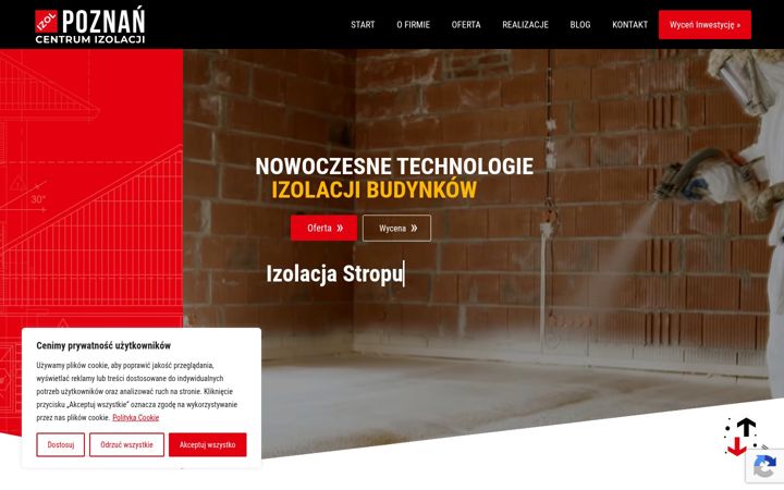 Screenshot of izolpoznan.pl