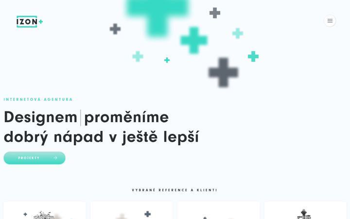 Screenshot of izon.cz