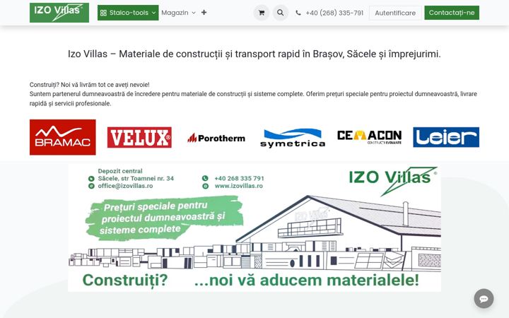 Screenshot of izovillas.ro