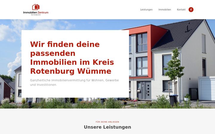 Screenshot of izrotenburg.de