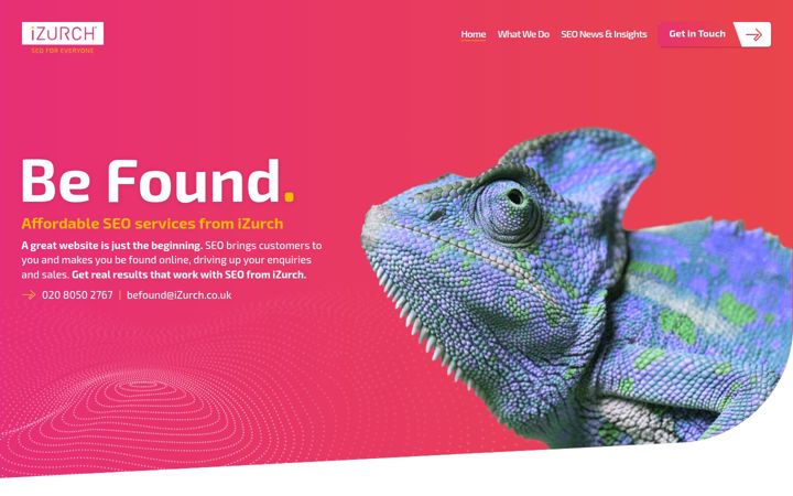 Screenshot of izurch.co.uk