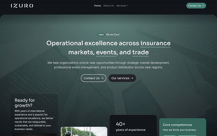 Screenshot of izuro.com