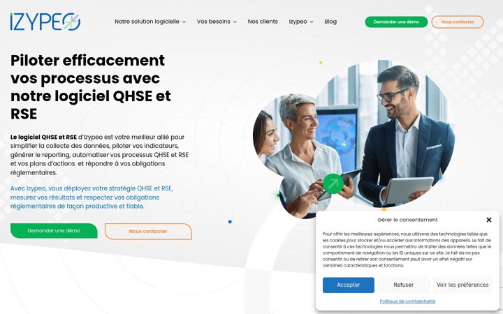 Screenshot of izypeo.com