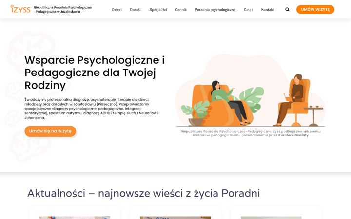Screenshot of izyss.pl