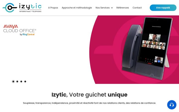Screenshot of izytic.fr