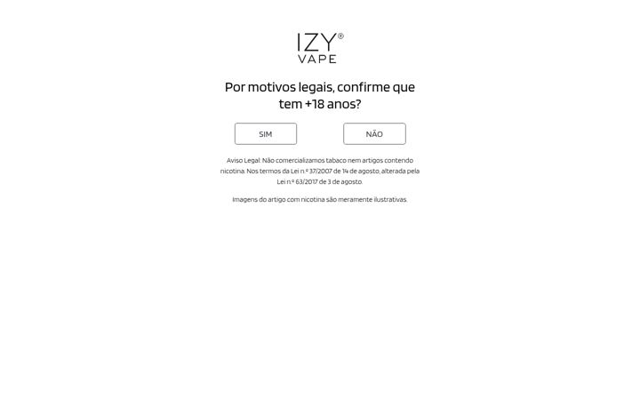 Screenshot of izyvape.pt