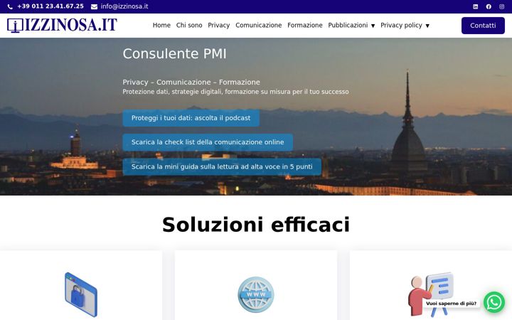 Screenshot ta' izzinosa.it