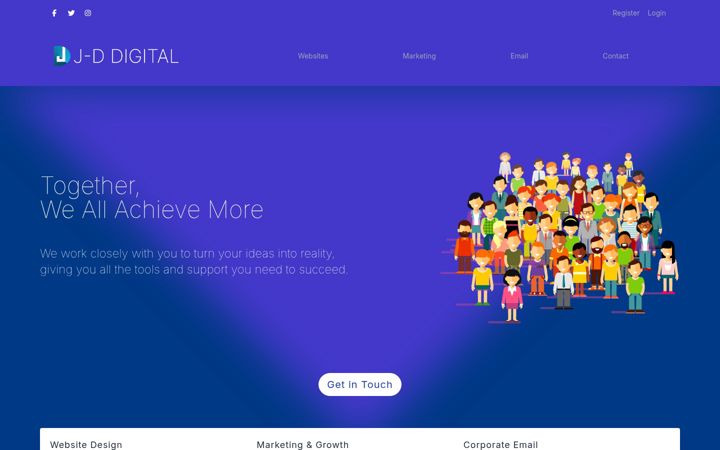 Screenshot of j-d.digital