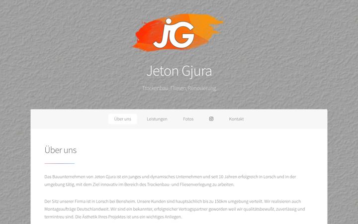 Screenshot of j-gjura.de