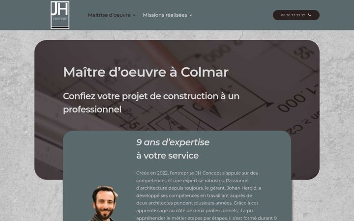 Screenshot of j-h-concept.fr