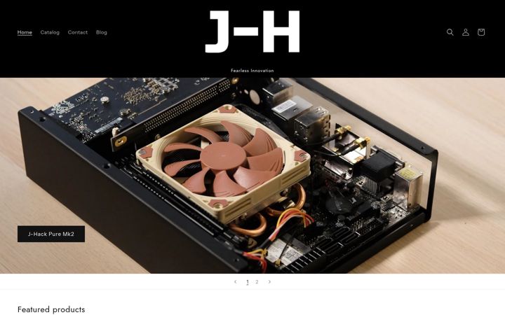 Kuvakaappaus sivustosta j-hack.com